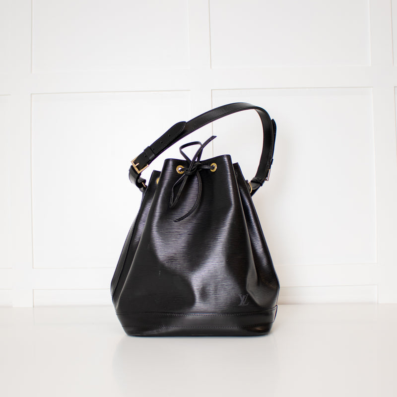 Louis Vuitton Black Epi Leather Noe Bucket Bag