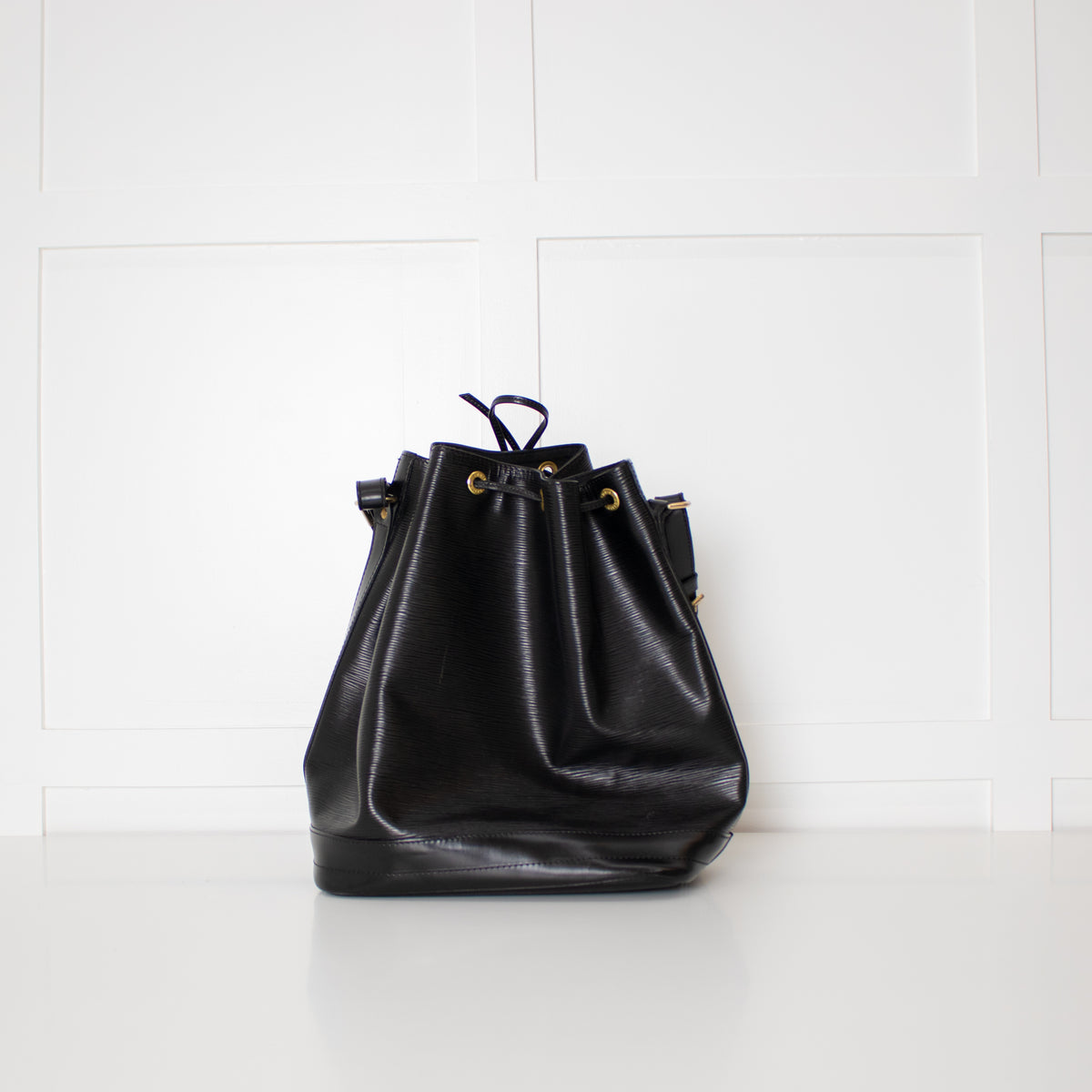 Louis Vuitton Black Epi Leather Noe Bucket Bag