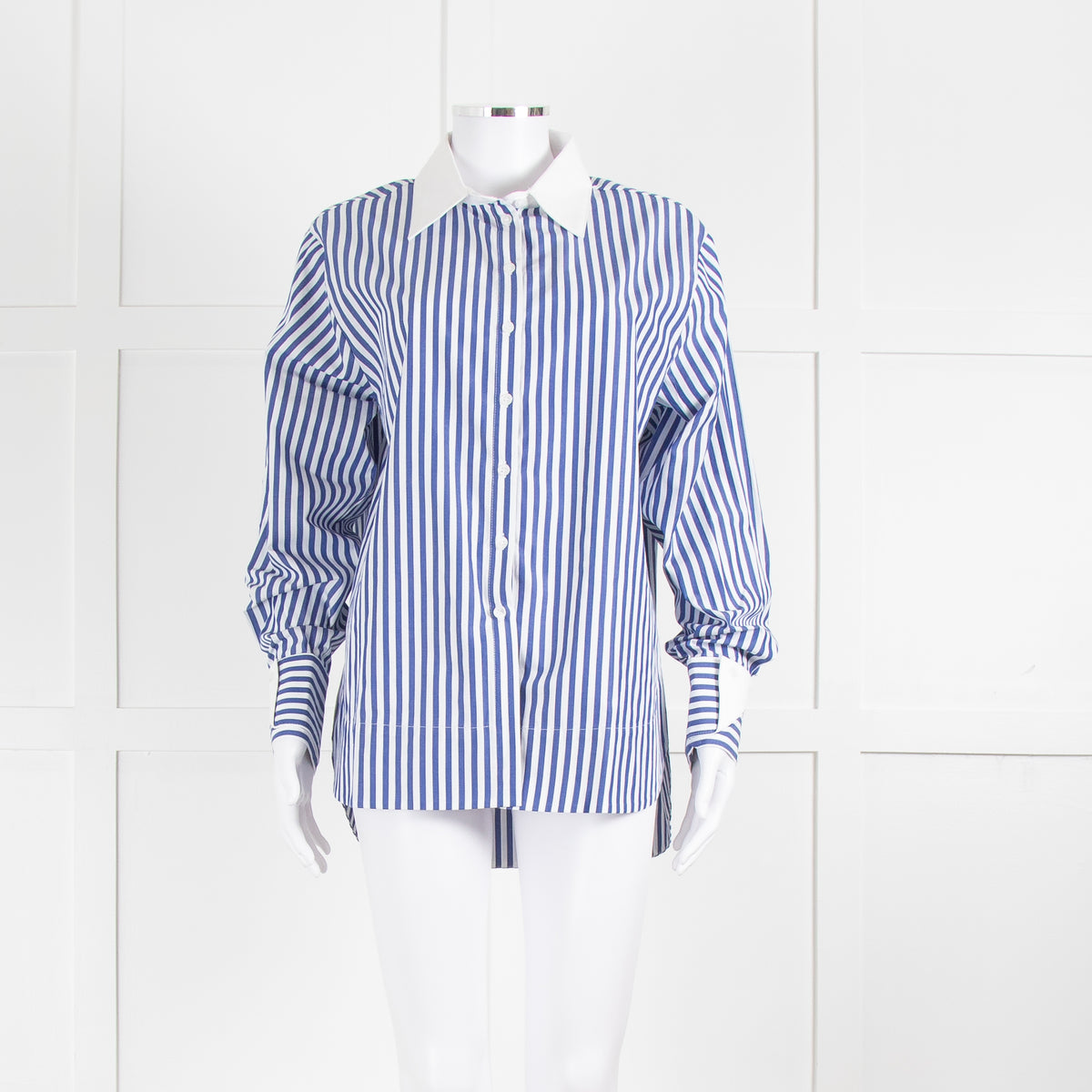 Aligne Thyme Blue And White Stripe Shirt