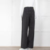Agolde Black Wide Leg Jeans