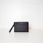 Louis Vuitton Black Melanie MM Pochette