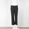 Area Black Tailored Trousers with Jewel Embellished Trim