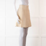 Christian Dior Off White A-Line Mini Skirt