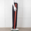 ME + EM Navy Orange Side Strap Elasticated Waist Trousers
