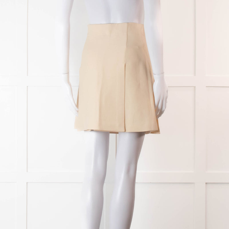 Christian Dior Off White A-Line Mini Skirt