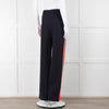 ME + EM Navy Orange Side Strap Elasticated Waist Trousers