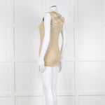 Missoni Yellow and Green Ribbed Knitted Tank Top
