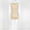 Missoni Yellow and Green Ribbed Knitted Tank Top