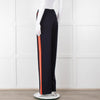ME + EM Navy Orange Side Strap Elasticated Waist Trousers