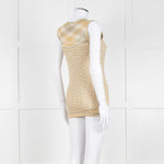 Missoni Yellow and Green Ribbed Knitted Tank Top