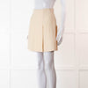 Christian Dior Off White A-Line Mini Skirt