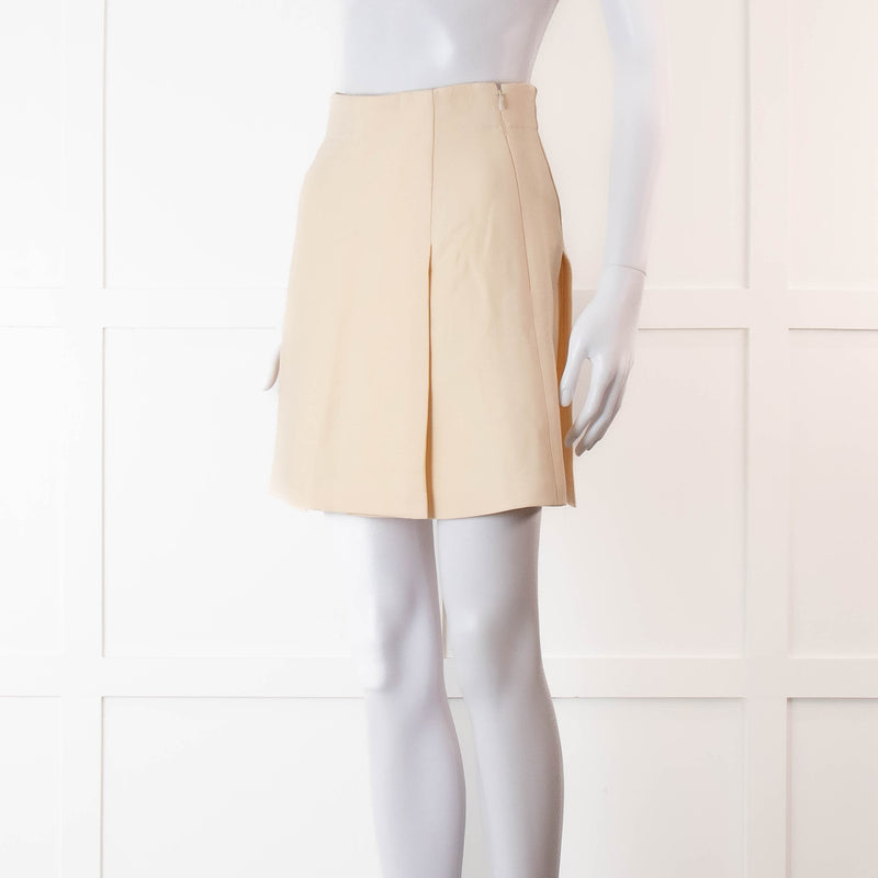 Christian Dior Off White A-Line Mini Skirt