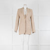 Acne Studios Yellow Beige Check Single Breasted Jacket