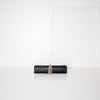 Saint Laurent Kate Medium Tassel Croc Embossed Crossbody Bag Silver