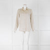 Equipment Cream Navy Star Shirt