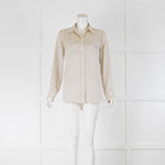 Equipment Cream Navy Star Shirt