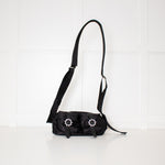 Simone Rocha Black Nylon Bag with Crystal & Pearl Buckles