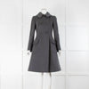 Dolce & Gabbana Grey Cashmere Jewel Button Coat