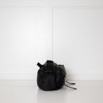 Simone Rocha Black Nylon Bag with Crystal & Pearl Buckles