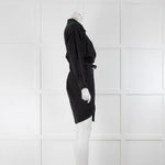 Dsquared2 Black Cotton Shirt Dress