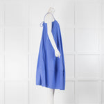 Free People Blue Cotton Sleeveless Maxi Dress