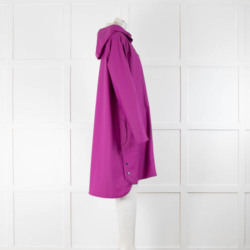 Ilse Jacobson Hornbaek Pink A Line Raincoat