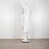 Rose And Rose White And Grey Kaftan Dress With Tassle Ties