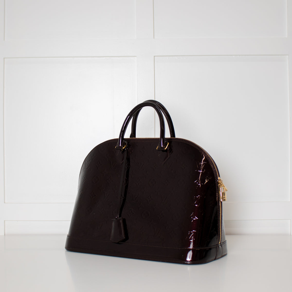 Louis Vuitton Alma GM Burgundy Bag