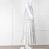 Ridley Silver Tiered Maxi Skirt
