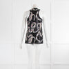 Tory Burch Black Sequin With Vest With Snake Detail