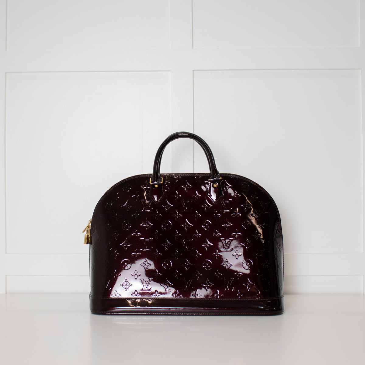 Louis Vuitton Alma GM Burgundy Bag