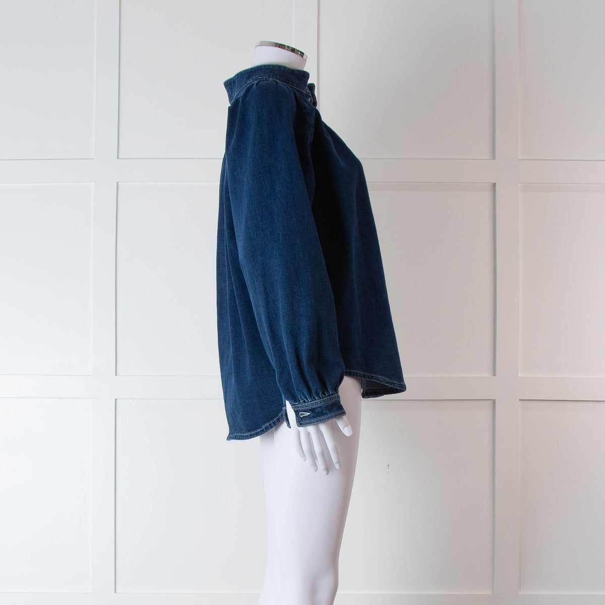 See By Chloe Dark Denim Long Sleeve Shirt