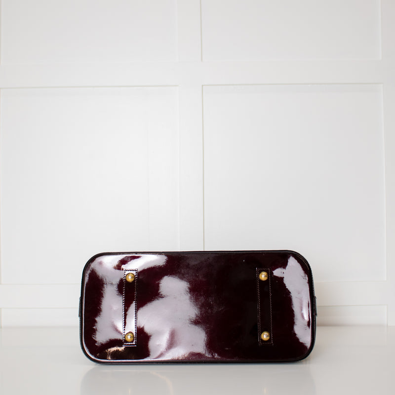 Louis Vuitton Alma GM Burgundy Bag
