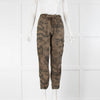 Me + Em Khaki Camouflage Belted Combat Trousers