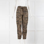 Me + Em Khaki Camouflage Belted Combat Trousers