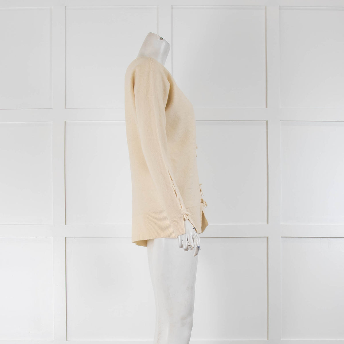 Jeff Banks Cream V Back Jumper
