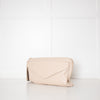 See By Chloe Cream Leather Leonie Embellished Zipper Puller Clutch Bag