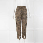 Me + Em Khaki Camouflage Belted Combat Trousers
