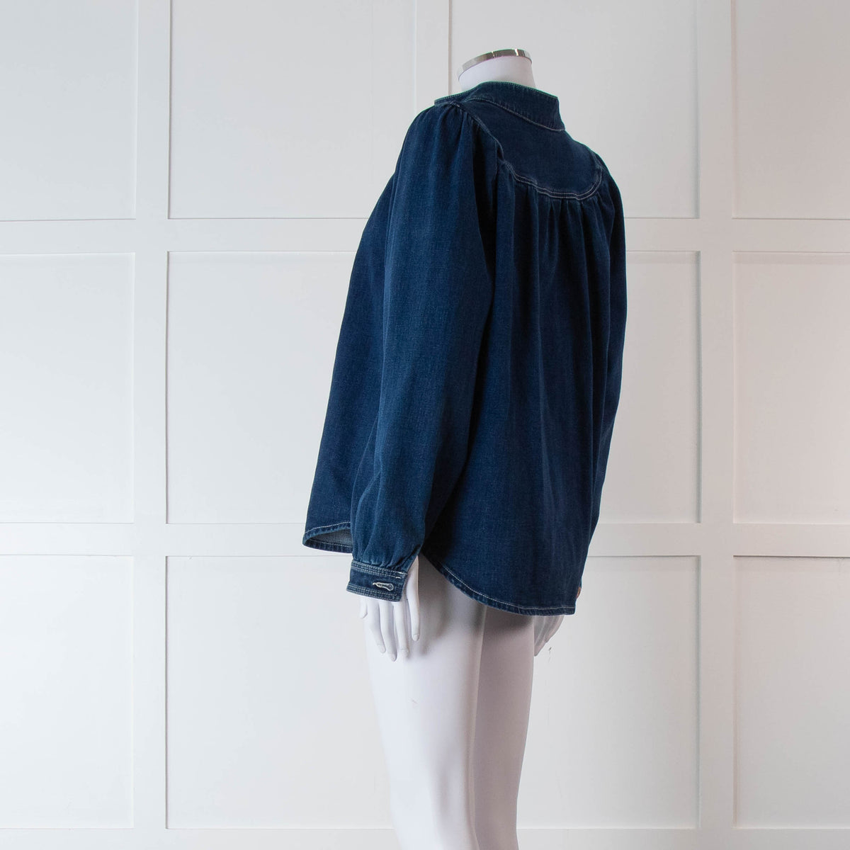 See By Chloe Dark Denim Long Sleeve Shirt