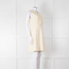 Claudie Pierlot Cream Scallop Edge Sleeveless Dress