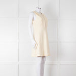 Claudie Pierlot Cream Scallop Edge Sleeveless Dress