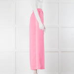Me + Em Pink Wide Leg Waist Tie Trousers