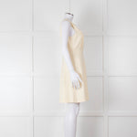 Claudie Pierlot Cream Scallop Edge Sleeveless Dress