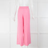 Me + Em Pink Wide Leg Waist Tie Trousers