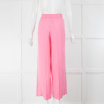 Me + Em Pink Wide Leg Waist Tie Trousers