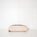 See By Chloe Cream Leather Leonie Embellished Zipper Puller Clutch Bag