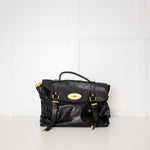 Mulberry Black Leather Alexa Handbag