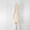 Claudie Pierlot Cream Scallop Edge Sleeveless Dress