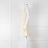 Claudie Pierlot Cream Scallop Edge Sleeveless Dress