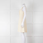 Claudie Pierlot Cream Scallop Edge Sleeveless Dress